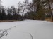 Zamrzlá Lomnice v zámeckém parku 2. března